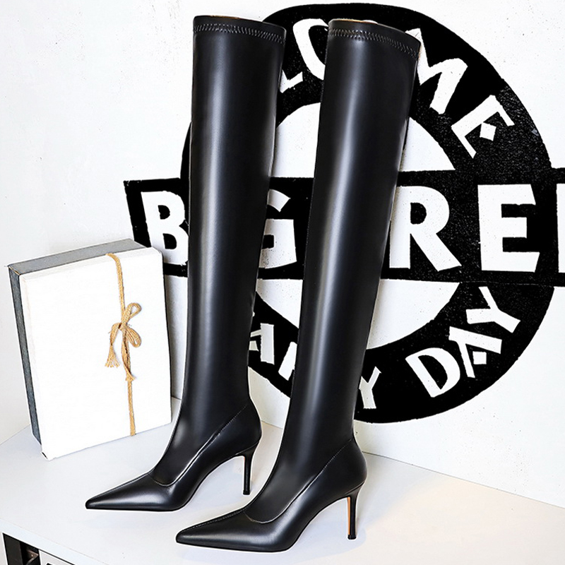 Shoe Tree - Sexy Over-the-Knee Boots Women Shoes Pointed