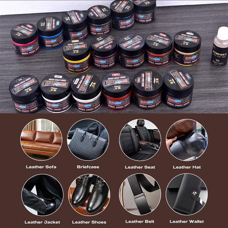 50ml Acrylic Leather Repair Pa - đánh giá và giá Leather Shoe Polish
