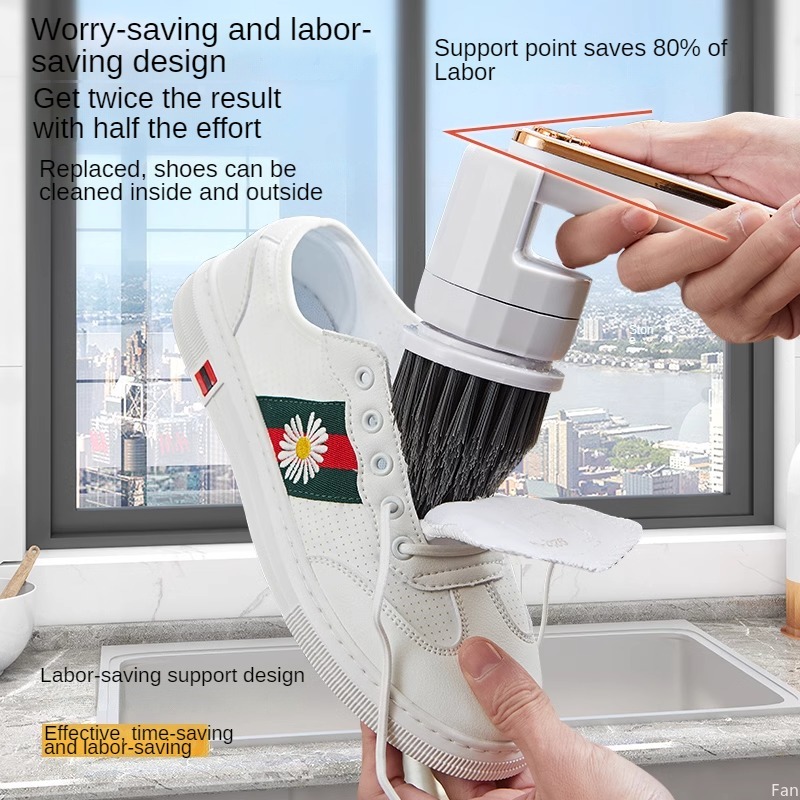 Electric Cleaning Brush Handhe - đánh giá và giá Shoe Cleaning Brush